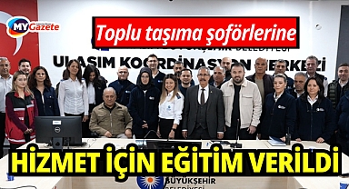 Toplu ulaşım şoförlerine eğitim