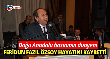 Türkiye Gazeteciler Konfederasyonu yasta: Feridun Fazıl Özsoy hayatını kaybetti.