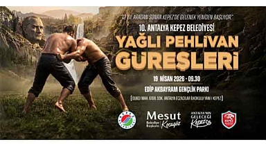 10. Kepez Belediyesi Yağlı Pehlivan Güreşleri banneri