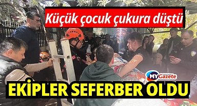 10 yaşındaki çocuk çukura düştü: Ekipler seferber oldu!