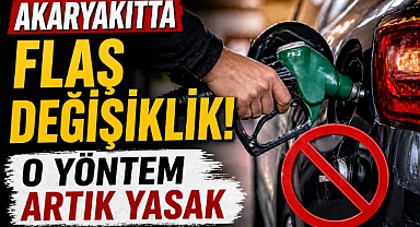 Akaryakıtta flaş değişiklik! O yöntem artık yasak