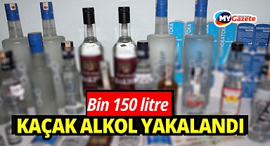 Antalya'da bin 150 litre kaçak alkol ele geçirildi