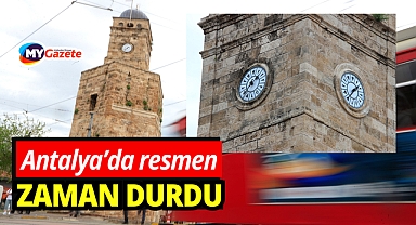 Antalya'da resmen zaman durdu!