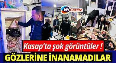 Antalya'da skandal görüntü! Kasapta şok eden manzara