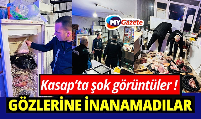 Antalya'da skandal görüntü! Kasapta şok eden manzara