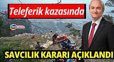 Antalya'daki teleferik kazasında Başkan Kocagöz için beraat talebi