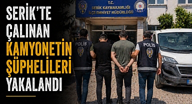 Biber yüklü kamyoneti çaldılar, biberleri satıp parasını harcayamadan yakalandılar
