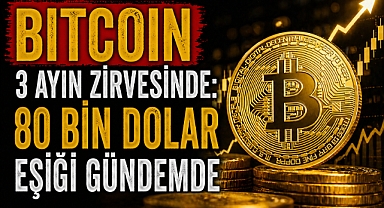 Bitcoin 12 haftanın zirvesinde: 80 bin dolara dayandı