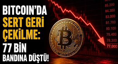 Bitcoin’de sert düşüş: 126 bin dolardan 77 bin dolara geriledi, kritik eşikte