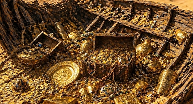 Çölün ortasından servet çıktı: 500 yıllık gemi hazineyle dolu bulundu