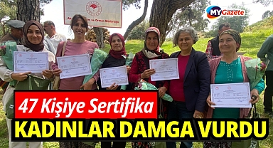 Eğitim tamamlandı: 47 kursiyer sertifikasına kavuştu