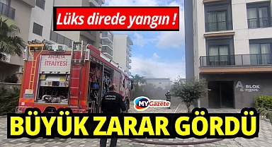 Elektrik kaçağından çıkan yangında: Lüks daire büyük zarar gördü! 