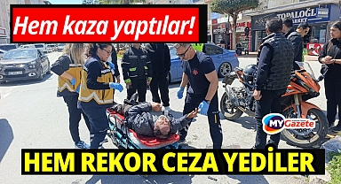 Elektrikli bisiklet ile motosiklet çarpıştı: 3 yaralı