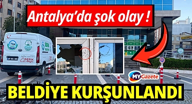 Elindeki pompalı tüfekle belediye binasına ateş açtı