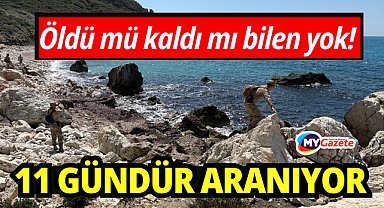 Kaş'ta kaybolan vatandaş için arama çalışmaları 11 gündür sürüyor