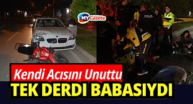 Kaza sonrası duygulandıran anlar: Babasını sordu