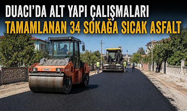 Kepez Duacı’da 34 sokağa sıcak asfalt: 'Yetim Hakkı' vurgusu
