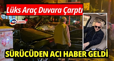Kontrolden çıkan lüks otomobil duvara çarptı: 1 ölü