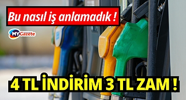 Motorine dün 4 TL indirim gelmişti, bugün 3 TL zam geldi!