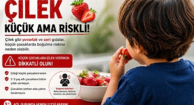 Nefes borusuna takılan çilek can aldı: Küçük çocuk kurtarılamadı