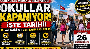 Öğrenciler merakla bekliyordu: Yaz tatili tarihi belli oldu