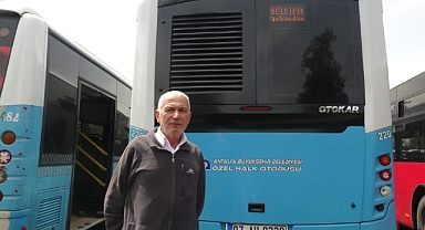 Otobüs şoföründen dikkat çeken uyarı: 'Patenci kardeş tutma arkadan'