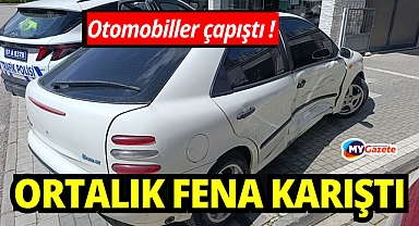 Otomobiller çarpıştı: 1 yaralı