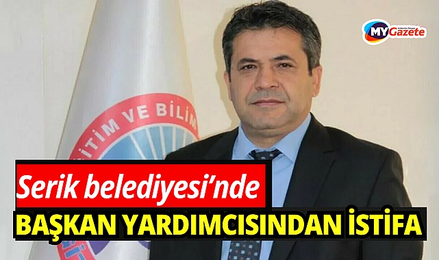 CHP'li Serik Belediye  Başkan Yardımcısı Mehmet Balık istifa etti!