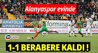 Trendyol Süper Lig: Corendon Alanyaspor: 1 - Trabzonspor: 1 