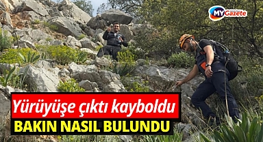 Yürüyüşe çıktığı dağlık alanda kayboldu: Bakın nasıl bulundu?
