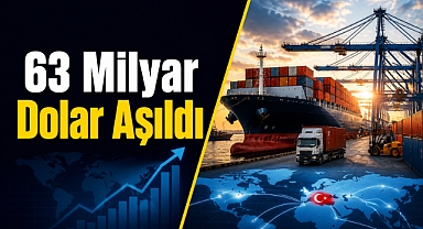63 Milyar Dolar Aşıldı: Türkiye İhracatta Gücünü Gösterdi