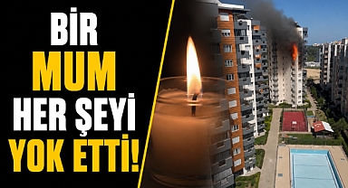 Antalya Aksu'da korkutan yangın! Bir çocuğun yaktığı mum evi küle çevirdi