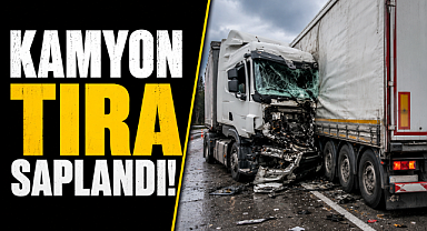 Antalya D-400'de kamyon tıra saplandı! Trafik aksadı, yaralılar var