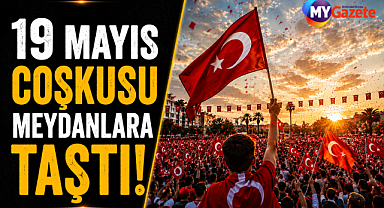Antalya'da 19 Mayıs coşkusu meydanlara taştı! Binler Cumhuriyet Meydanı'nda buluştu
