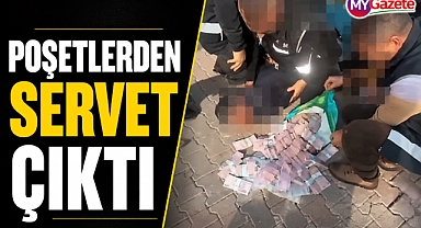 Antalya’da 2 milyonluk operasyon! Poşetlerden servet çıktı