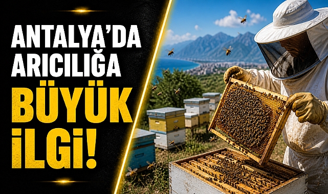 Antalya’da arıcılığa büyük ilgi! Belediyeden üretime güçlü destek