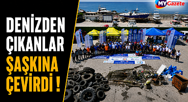 Antalya'da denizden çıkanlar şaşkına çevirdi!