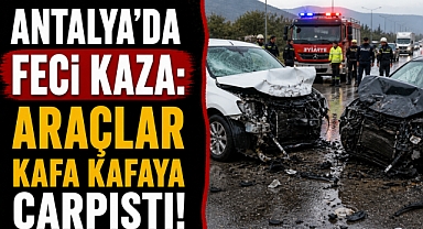 Antalya’da kafa kafaya çarpışma: Sürücü kaçtı, 3 kişi yaralandı