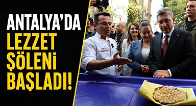 Antalya’da lezzet şöleni başladı! FoodFest kapılarını açtı