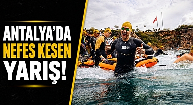 Antalya’da nefes kesen yarış: X-WATERS’ta 27 ülkeden 750 sporcu kulaç attı
