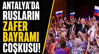 Antalya’da Rusların Zafer Günü kutlandı