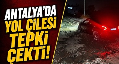 Antalya'da Turizm Yolu çilesi bir türlü bitmek bilmiyor. Sonunda sürücüler isyan etti