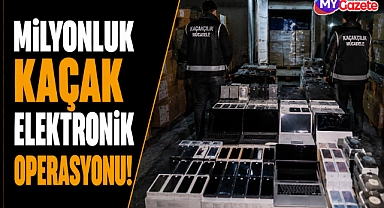 Antalya Döşemealtı'nda 3,2 milyon liralık kaçak elektronik ürün ele geçirildi