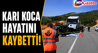 Antalya-Isparta yolunda feci kaza! Karı koca hayatını kaybetti