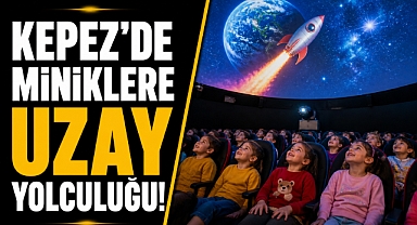 Antalya Kepez’de miniklere uzay yolculuğu! Bilimle erken yaşta tanışıyorlar