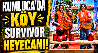 Antalya Kumluca'da Köy Survivor heyecanı! 5 yıldızlı tatil için yarıştılar