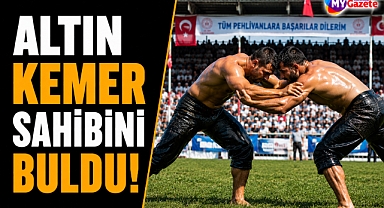 Antalya Manavgat'ta başpehlivanlık kemeri Feyzullah Aktürk’ün oldu!