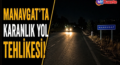 Antalya Manavgat'ta karanlık yol kazaya neden oldu! Motosiklet devrildi