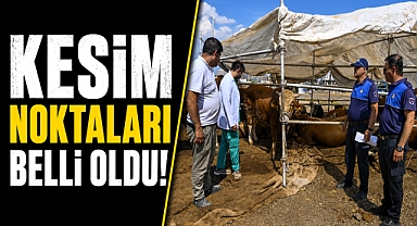 Antalya Muratpaşa’da bayram hazırlığı başladı! 6 noktada kurban kesimi yapılacak