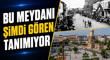 Antalya'nın unutulan görüntüsü ortaya çıktı! Bu meydanı şimdi gören tanıyamıyor